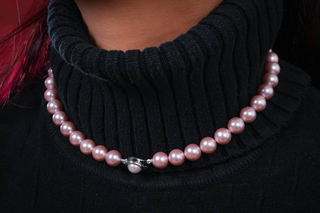 Pink Passion Pearls Necklace : PRBN188