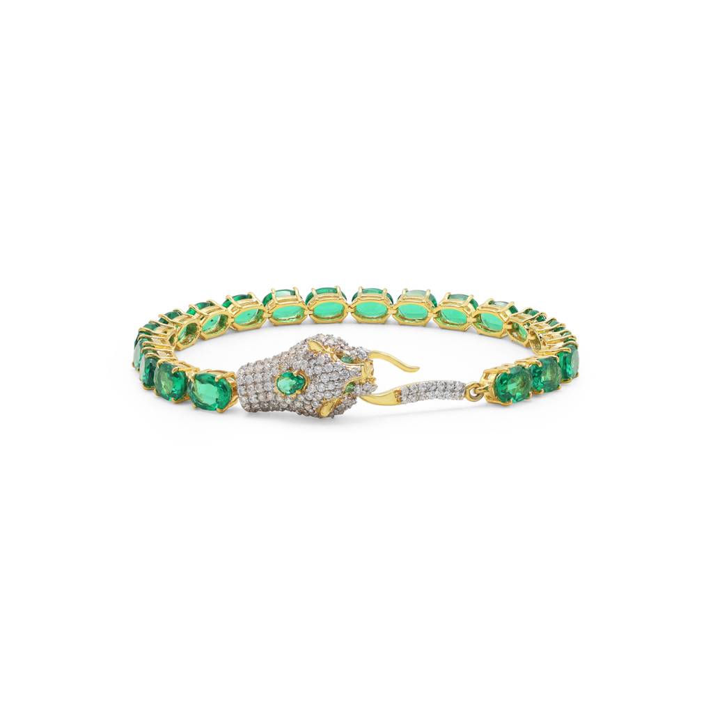 Serpent Green Bracelet : B2900