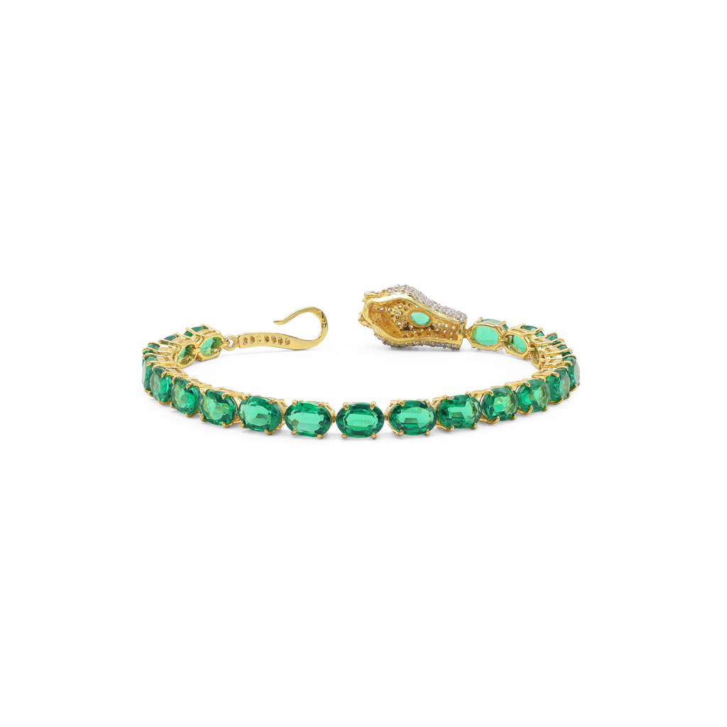Serpent Green Bracelet : B2900