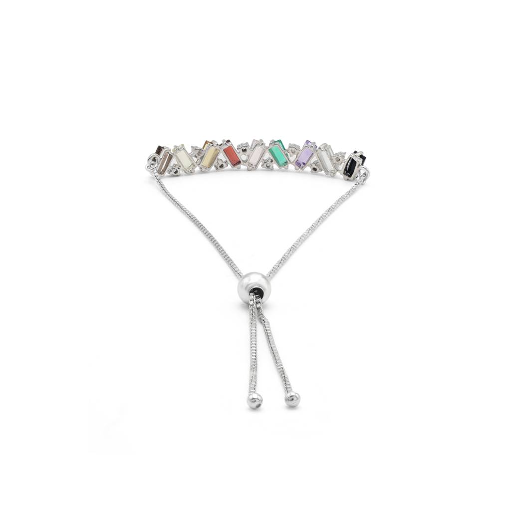 Fancy Color Baguettes Bracelet : B2973
