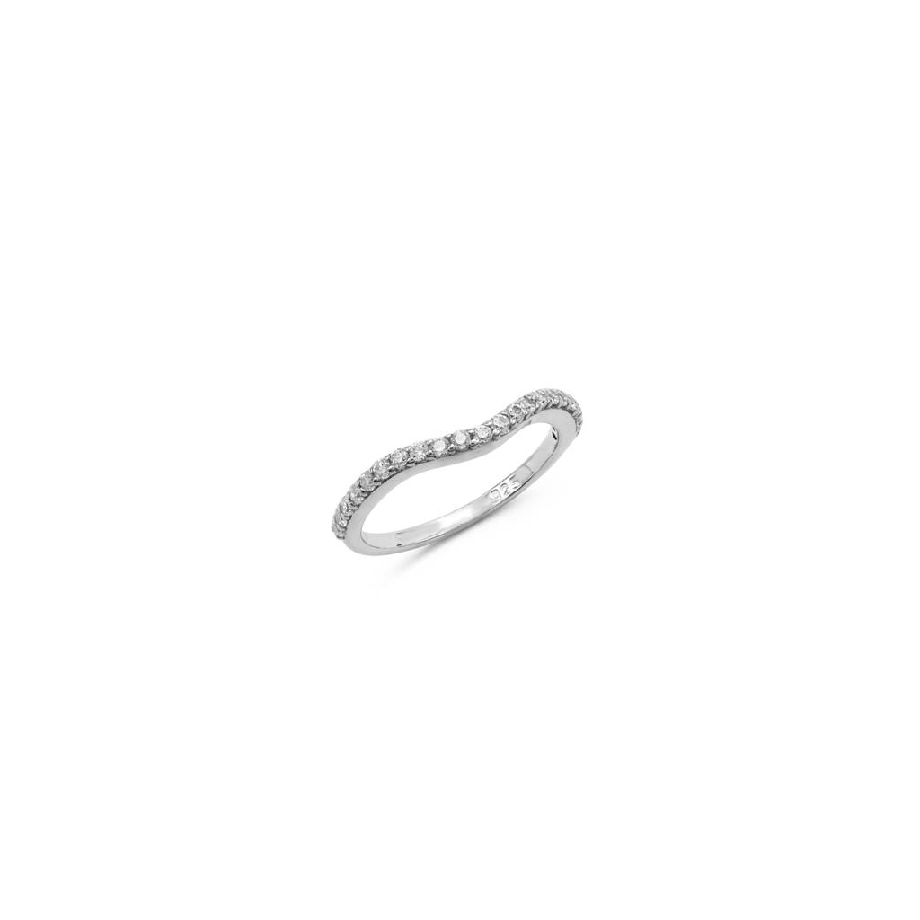 Sleek Glittering Rings : R2707