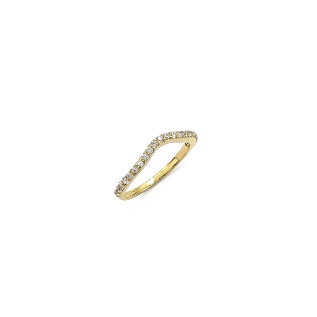 Sleek Glittering Rings : R2707