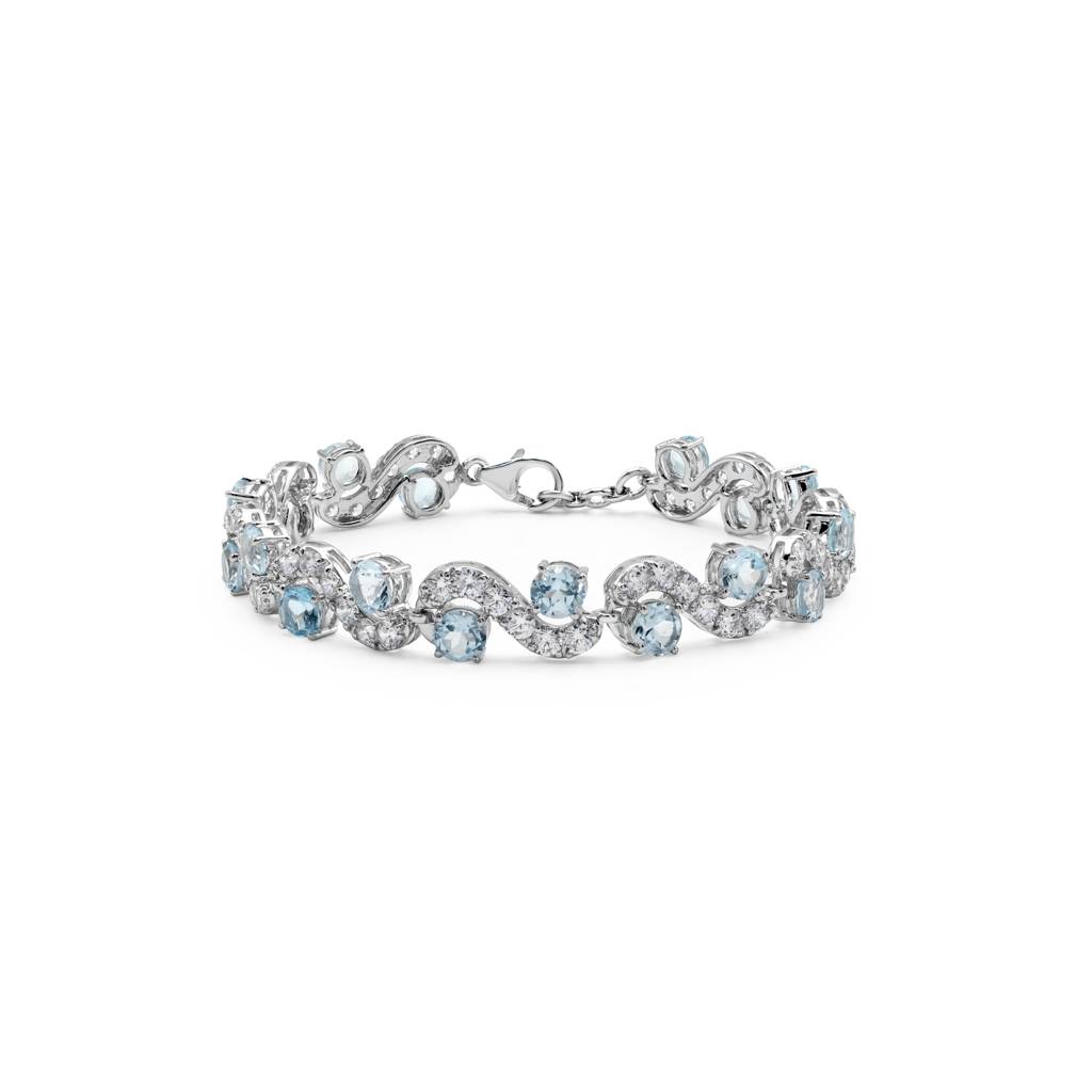 Blue Topaz Bracelet : B2992