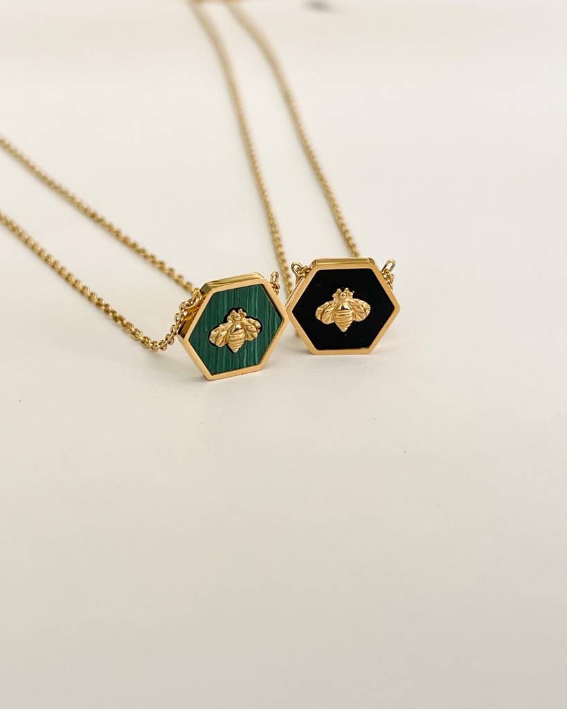 18K Gold Plated Emma Bee Necklace : N25A