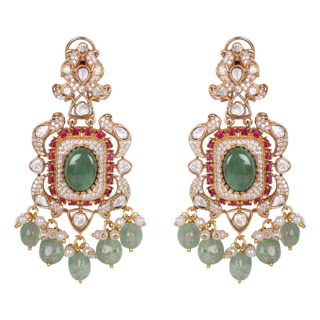 Noor Kundan Choker Set - Multicolor With Gread Beads : RMQJ0232