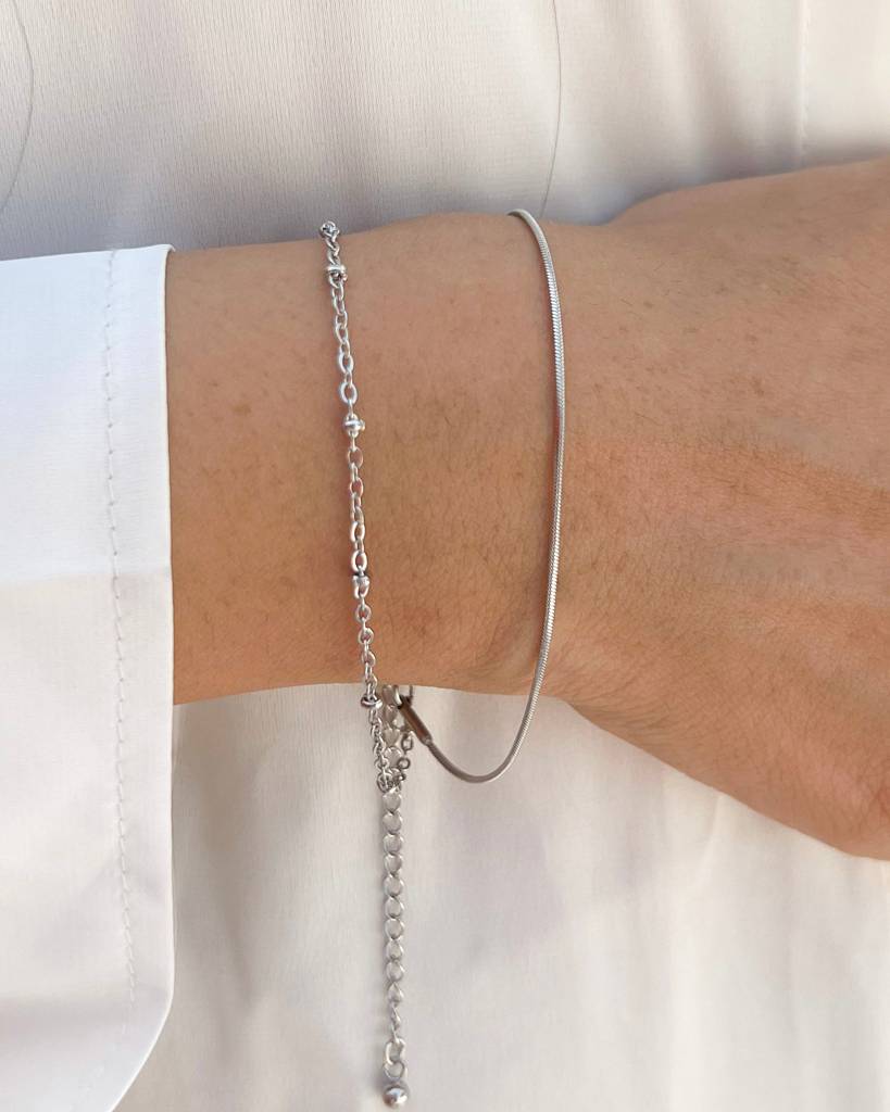 18K Gold Plated Double Layer Claire Bracelet : B13A
