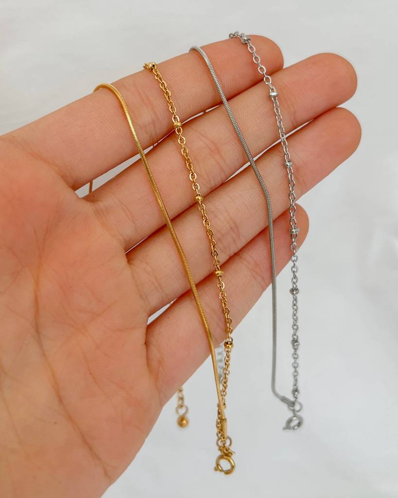 18K Gold Plated Double Layer Claire Bracelet : B13A