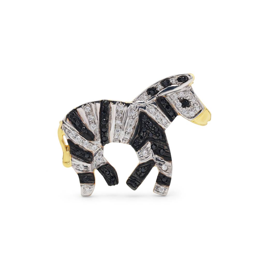 Zebra Brooch : P3051