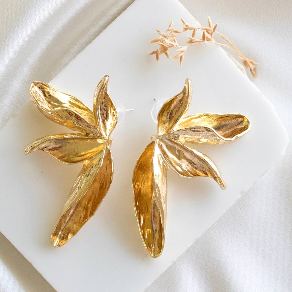 Tulip-Floral-Earrings : E540
