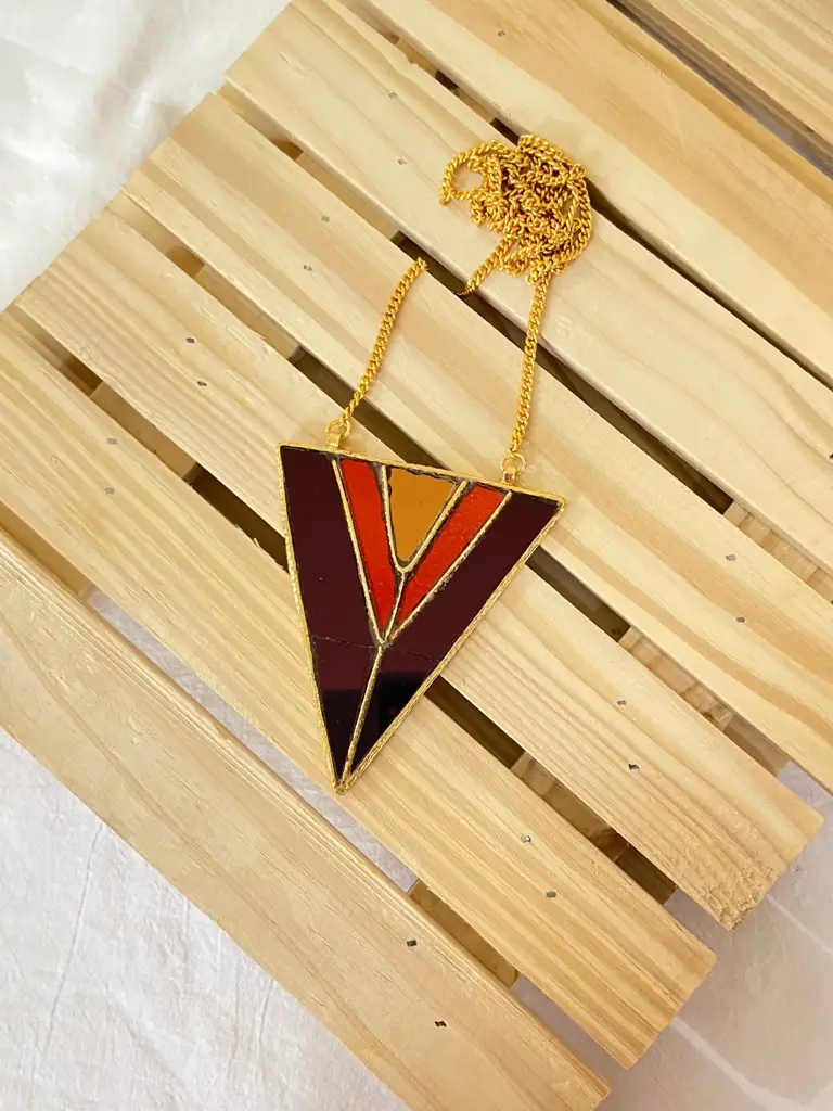 Sabiha Long Gold Plated Neckpiece