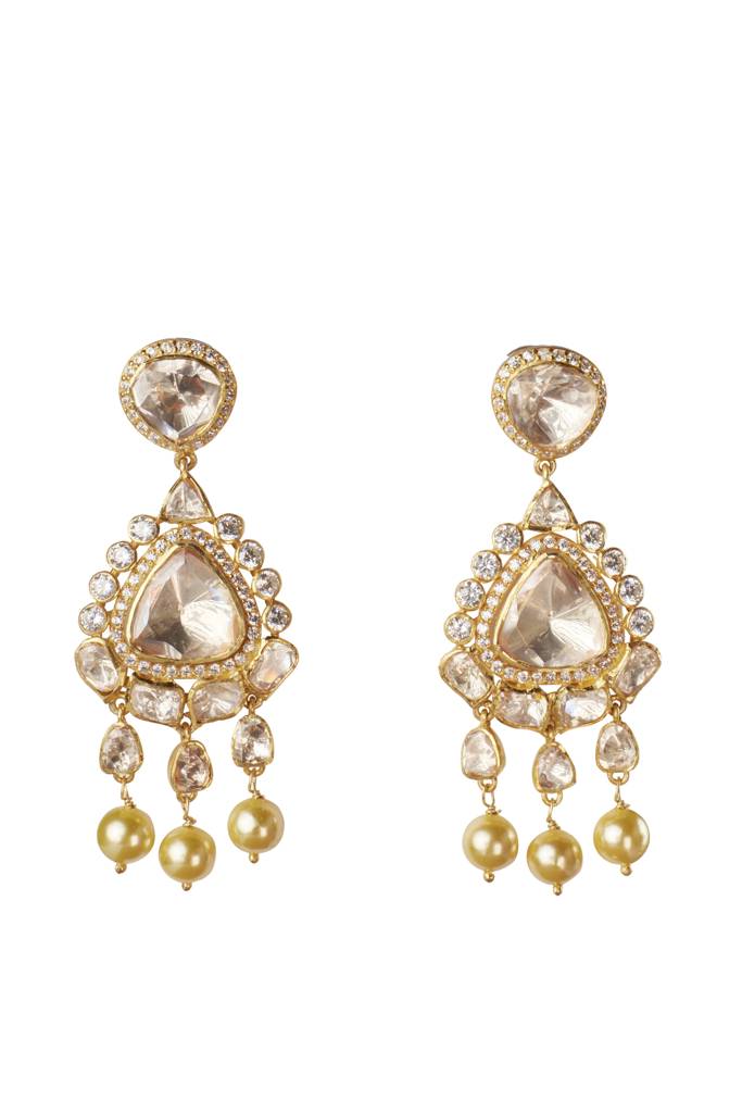 Triveni Polki Earrings : PJ164