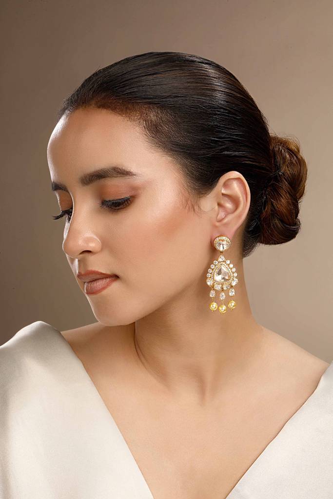 Triveni Polki Earrings : PJ164