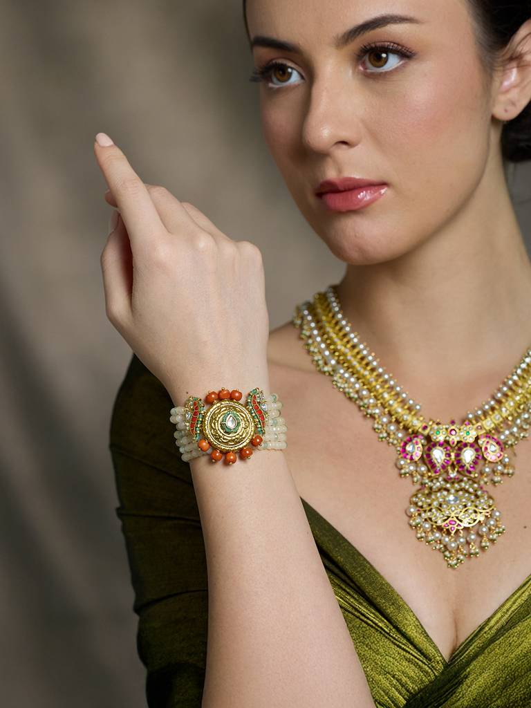 Blossom Beaded Bracelet : JBRAUG2792