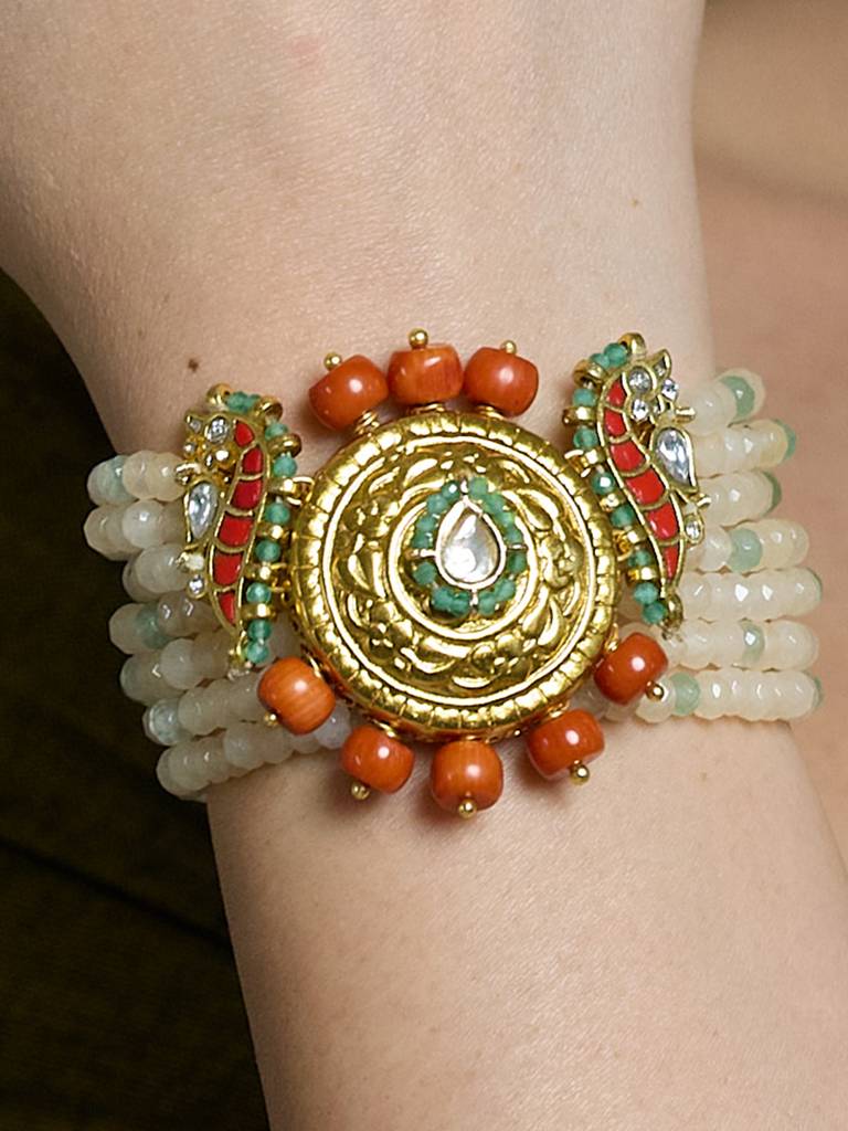 Blossom Beaded Bracelet : JBRAUG2792