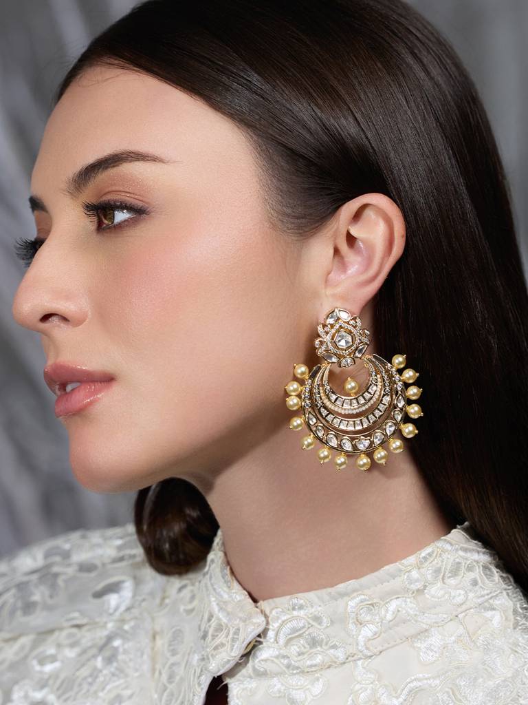 Noor-E-Kundan Chandbalis : JBRAUG2846