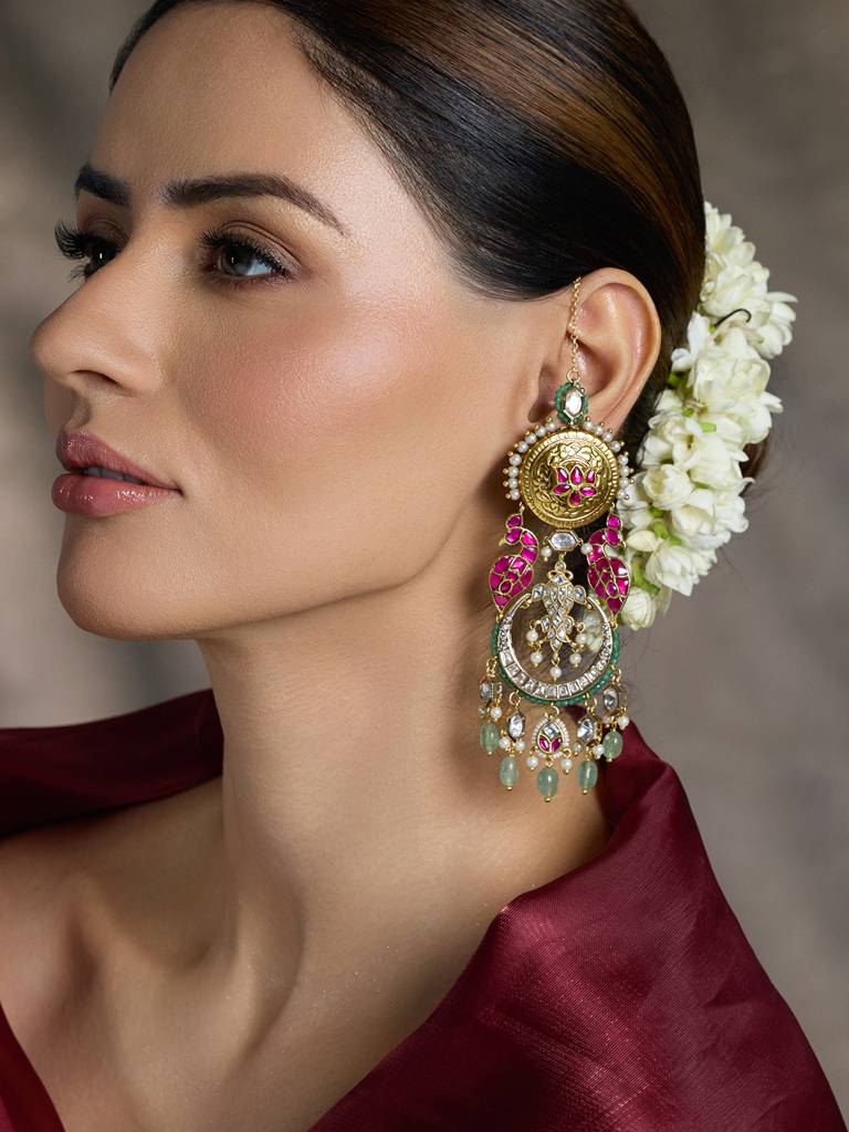Radiant Royale Chandbali Earrings : JBRAUG2856