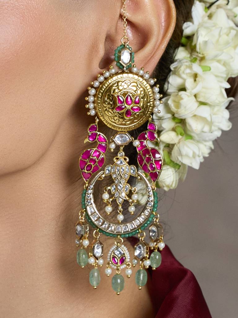 Radiant Royale Chandbali Earrings : JBRAUG2856