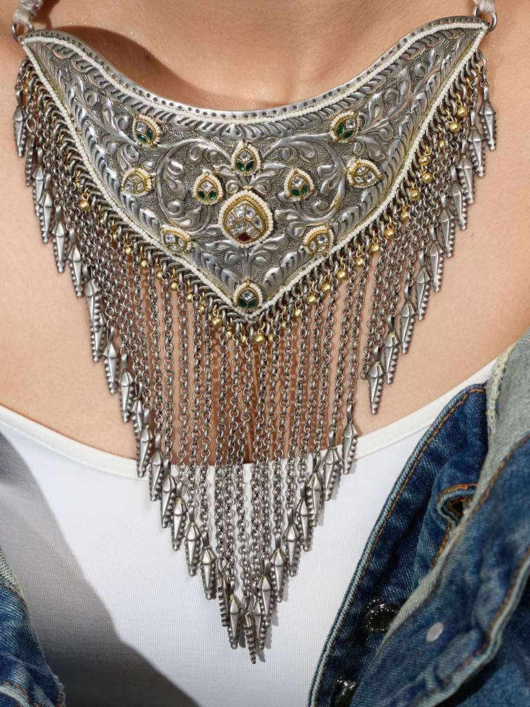 Shadow Grace Oxidized Choker Necklace : JBRAUG2917