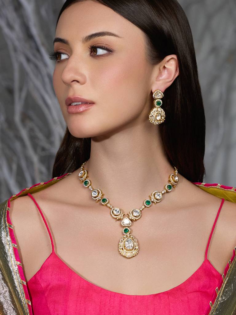 Panna Vilas Necklace Set : JBRAUG2954