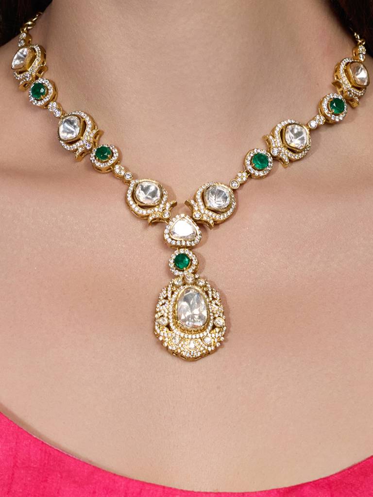 Panna Vilas Necklace Set : JBRAUG2954