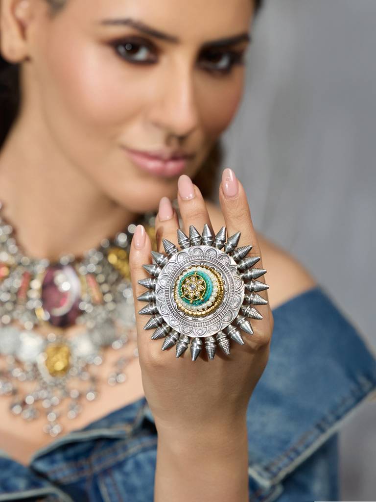 Antique Silver Ring : JBRAUG2985