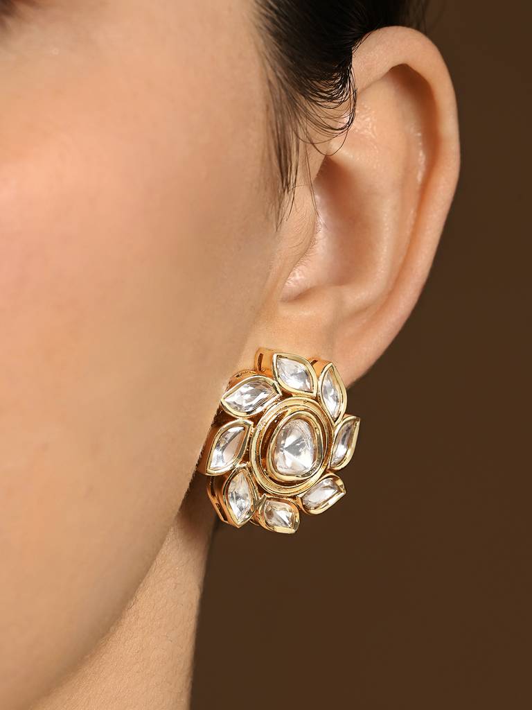 Starry Polki Stud Earrings : JBRER16FB24