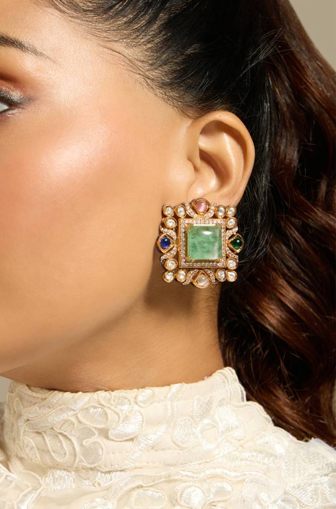 Prismatic Aura Bespoke Stud Earring : JBRITIER1