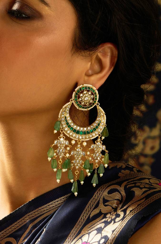 Emerald Enchantment Chaandbali : JBRITIER2
