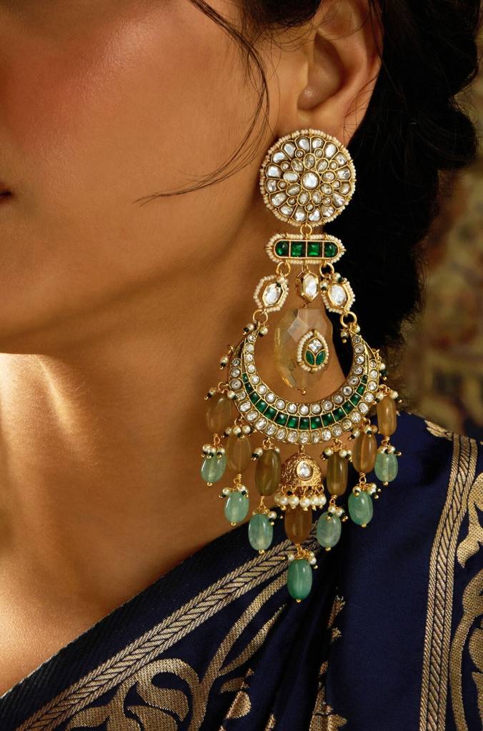 Majestic Heritage Chandbali Earring : JBRITIER37