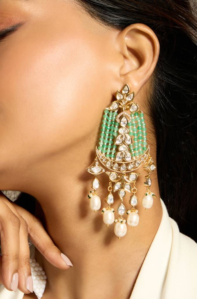 Pearl Garden Dangle Earring : JBRITIER45