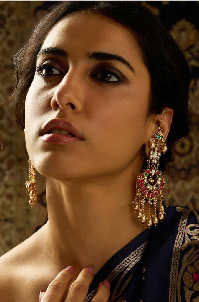 Rajwadi Grace Dangle Earring : JBRITIER55