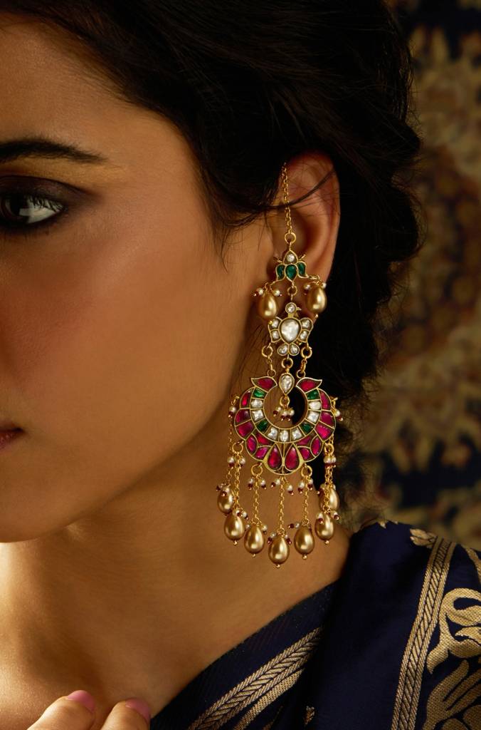 Rajwadi Grace Dangle Earring : JBRITIER55