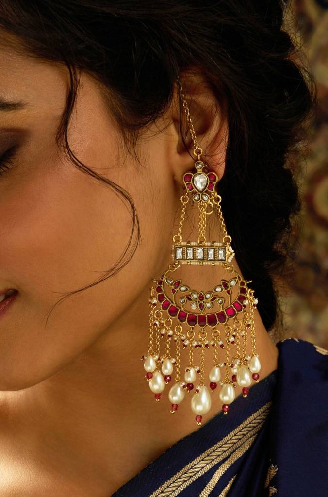 Royal Ember Chaandbali Earring : JBRITIER61