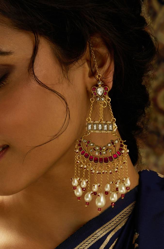 Royal Ember Chaandbali Earring : JBRITIER61