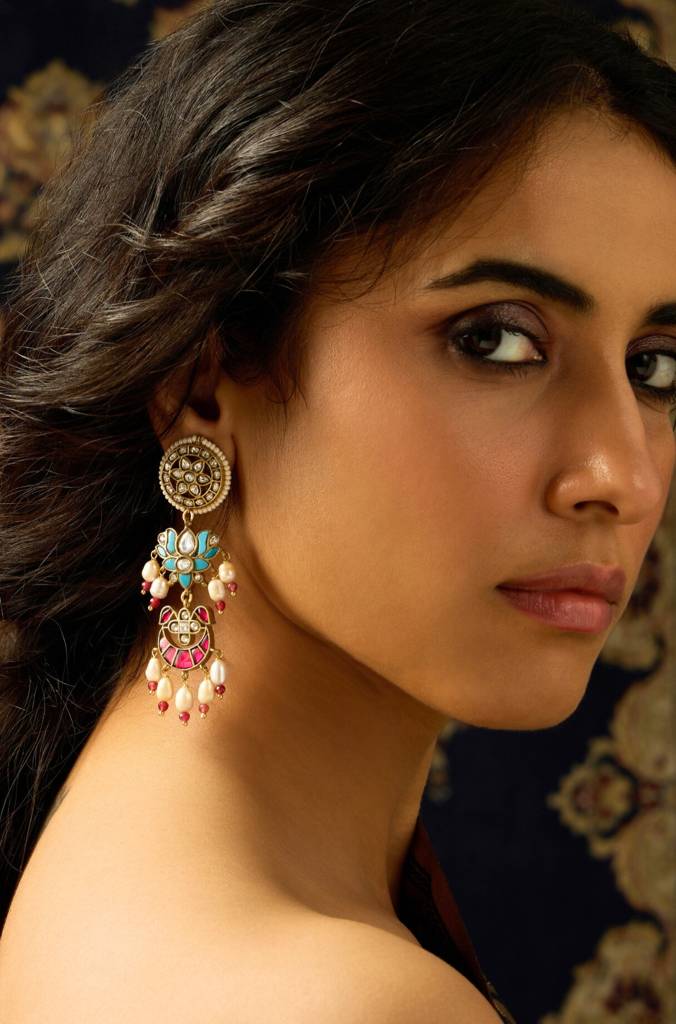 Charming Rajwadi Dangle Earring : JBRITIER62