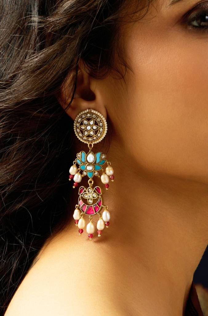 Charming Rajwadi Dangle Earring : JBRITIER62