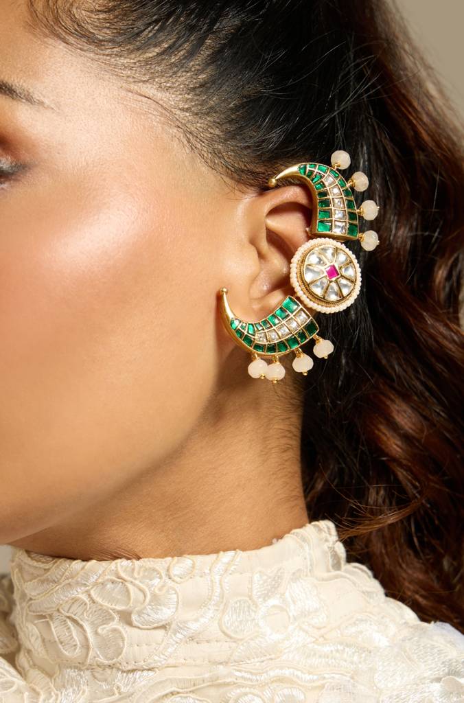 Emerald Arc Cuff Earring : JBRITIER66