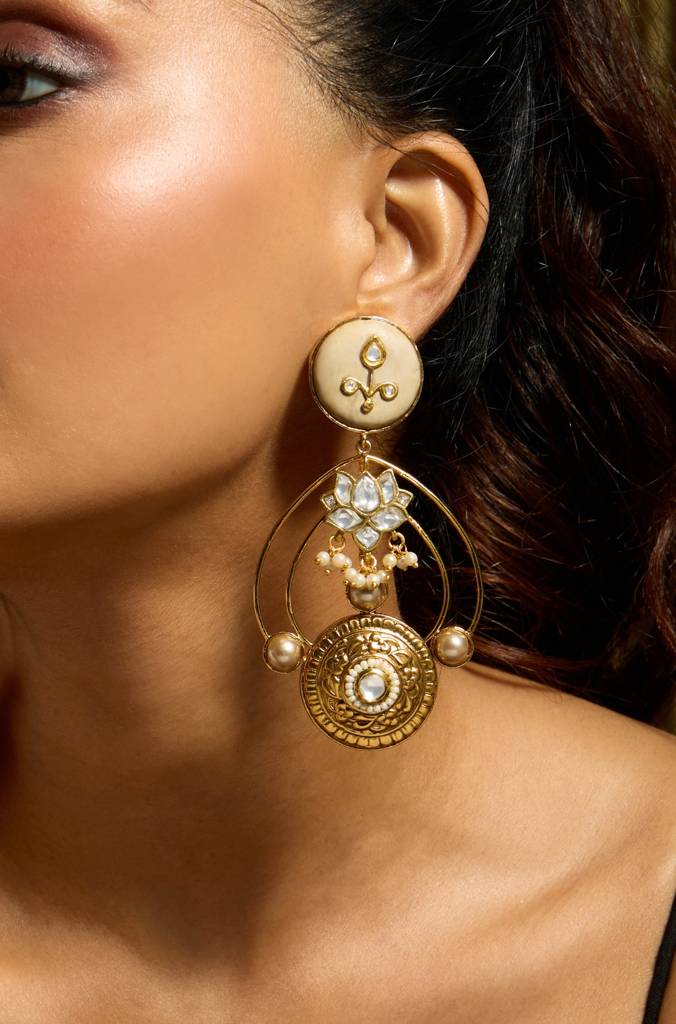 Creamstone Elegance Earring : JBRITIER67