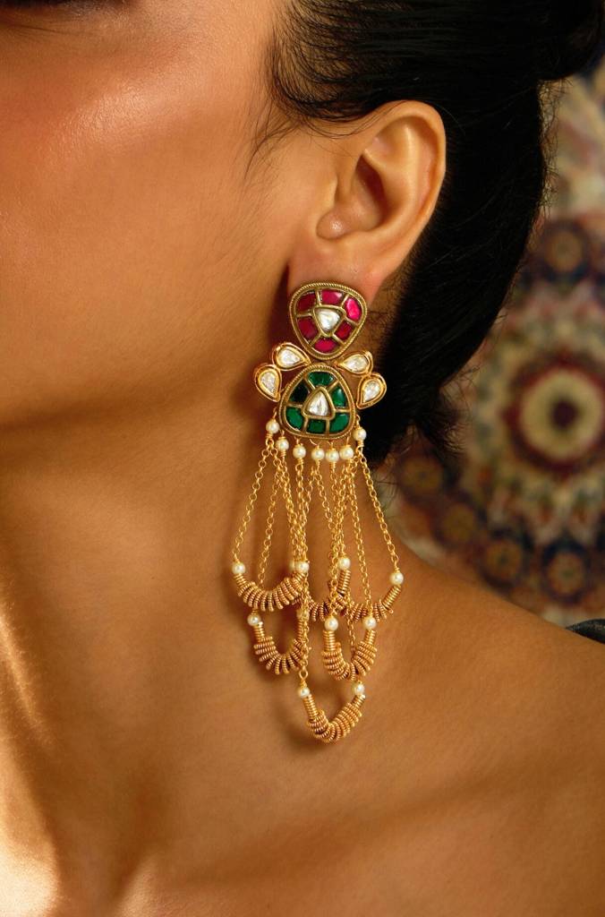 Chromatic Cascade Dangle Earring : JBRITIER8