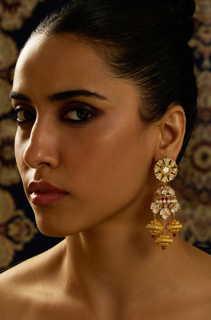 Heritage Fusion Jhumka Earring : JBRITIER9