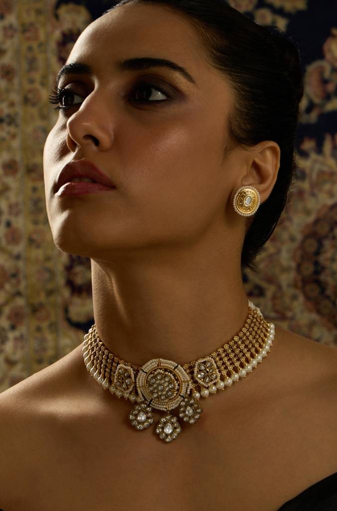 Temple Fusion Elegance Necklace Set : JBRITINKS15