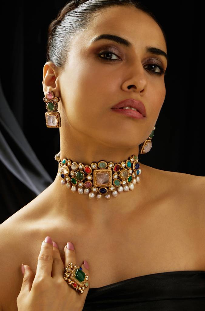Vivid Mosaic Choker Set : JBRITINKS36