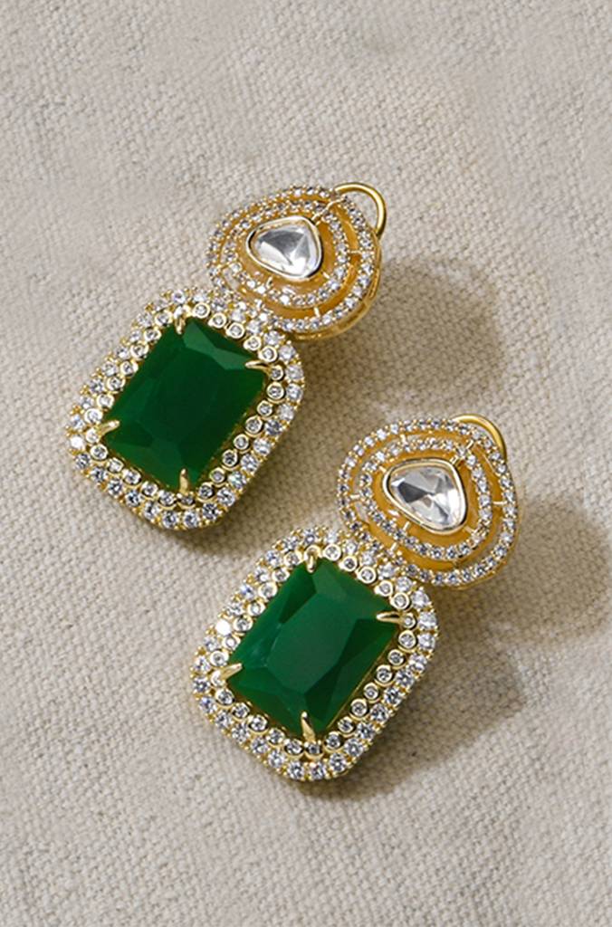 Kundan Radiant Rain Earrings : JBRJUL24ER15