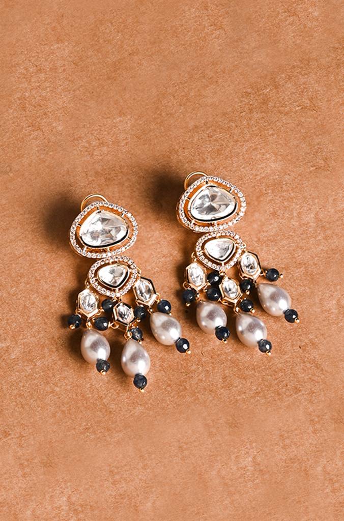 Kundan Harmony Earrings : JBRJUL24ER17