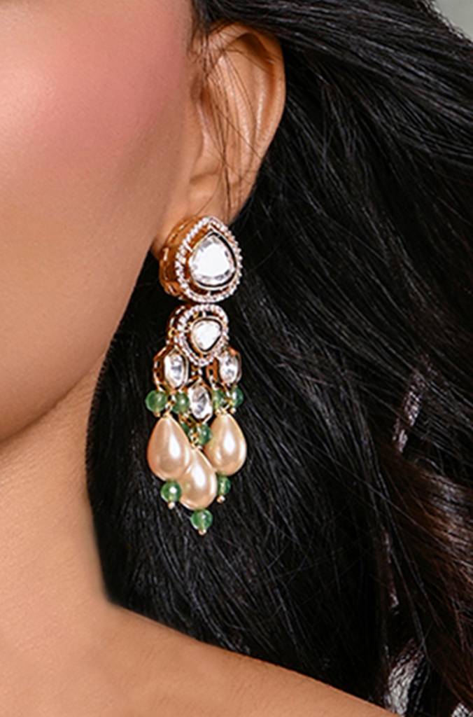 Lustrous Lotus Earrings : JBRJUL24ER21