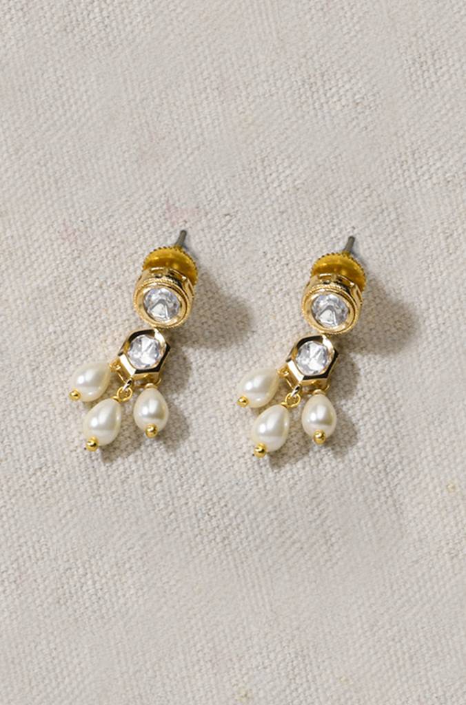 Kundan Elysian Earrings : JBRJUL24ER7