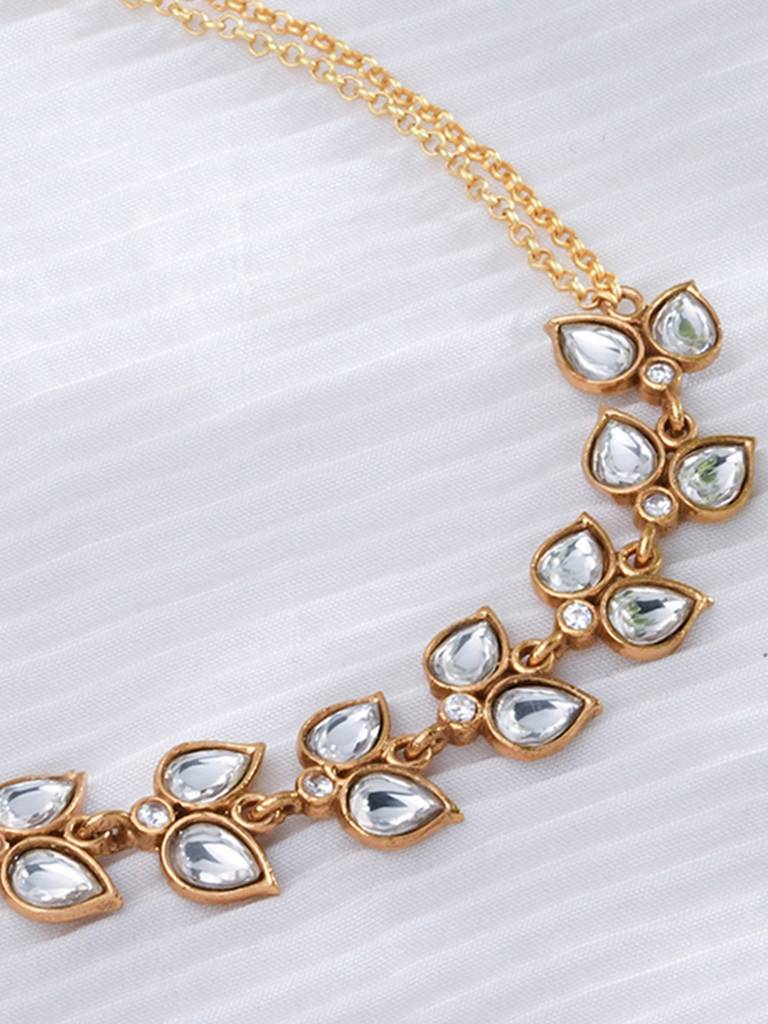 Polki Vines Necklace : JBRJUL24N32