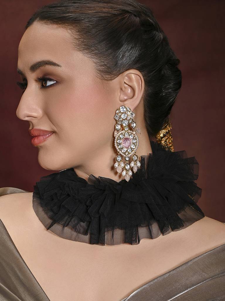 Lustrous Dangler Earrings : JBRMR24ER11