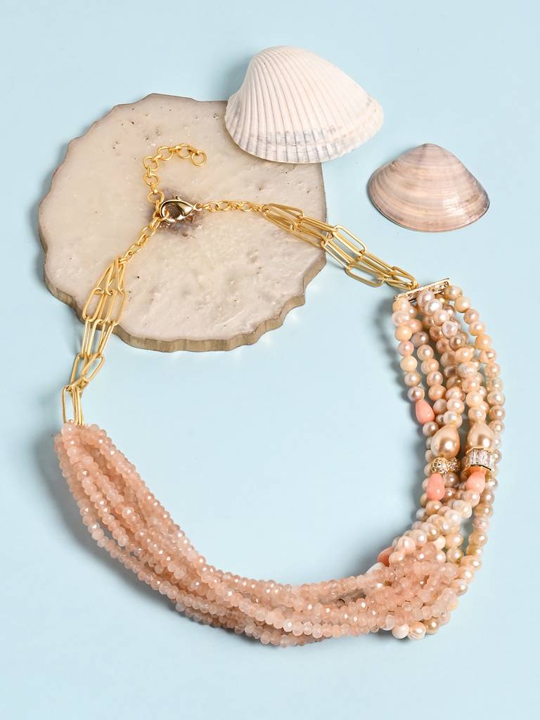 Ravishing Multi-Colour Beaded Choker : JBRMR24NK7