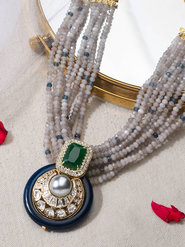 Palatial Multi-Colour Necklace : JBRMR24NK87